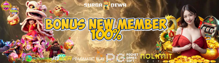 BONUS  NEW MEMBER 100%